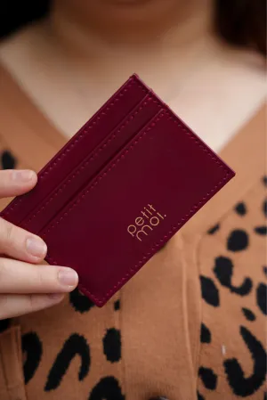 PETIT MOI CARDHOLDER IN ROUGE