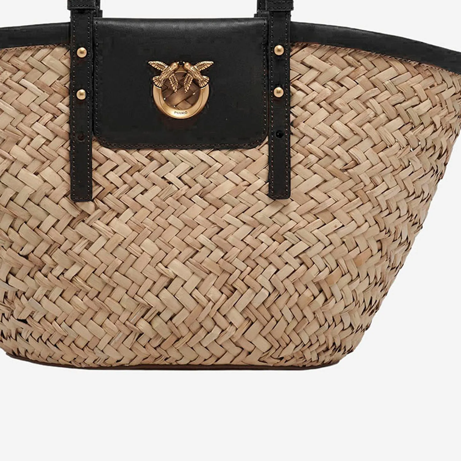 Pinko Pinko Love Summer Basket Bag