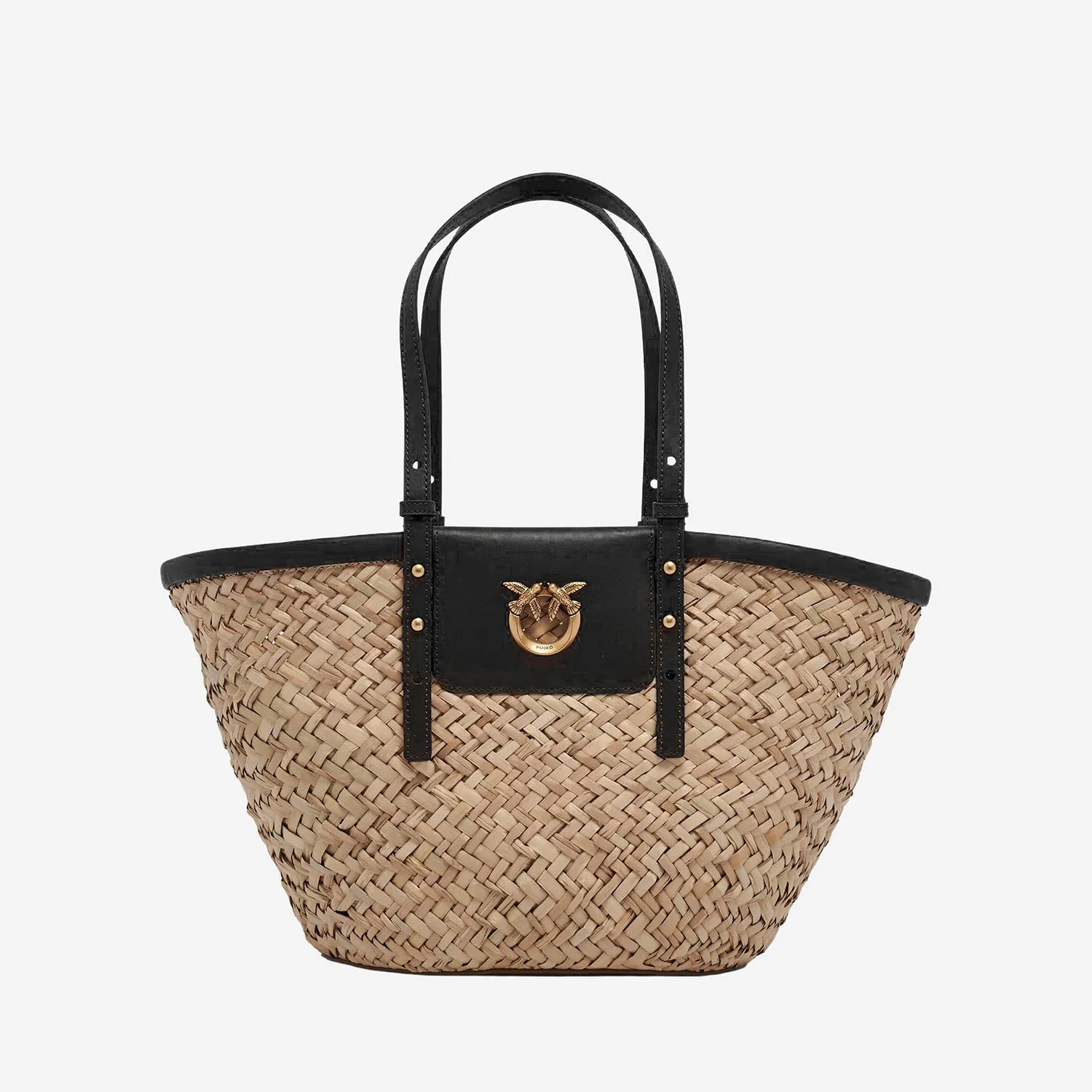 Pinko Pinko Love Summer Basket Bag