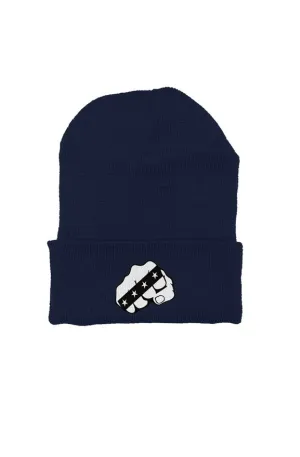 Power Fist beanie Navy