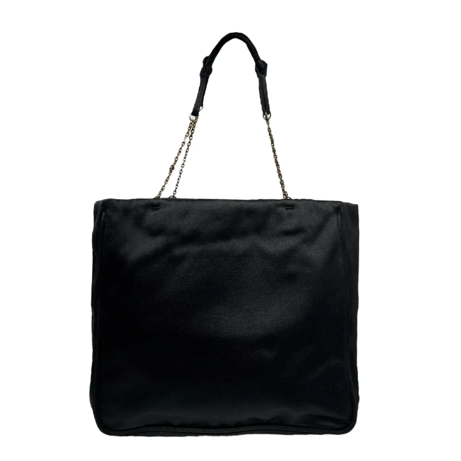 Prada Black Satin Shoulder Bag