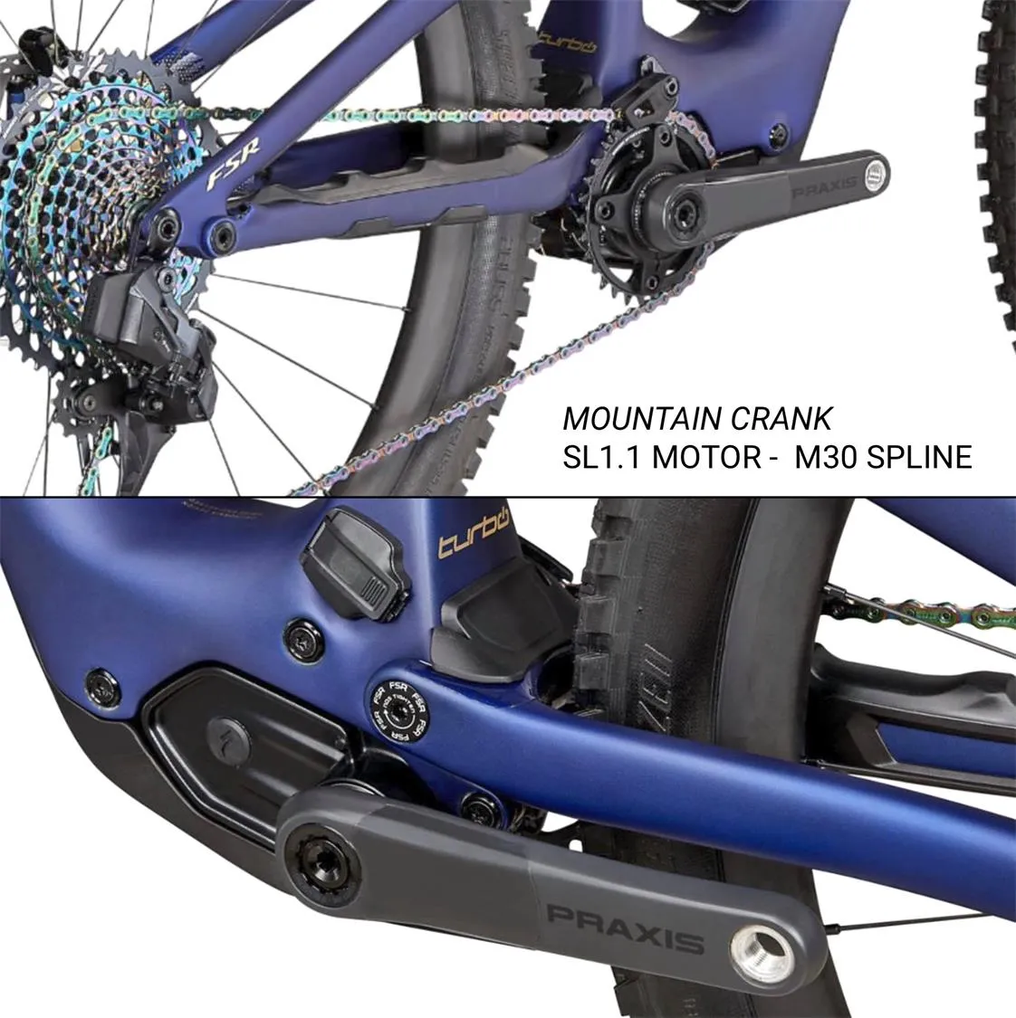 Praxis - Carbon M30 E-Bike Cranks