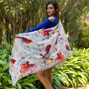 Printed Chiffon Scarf - 3300