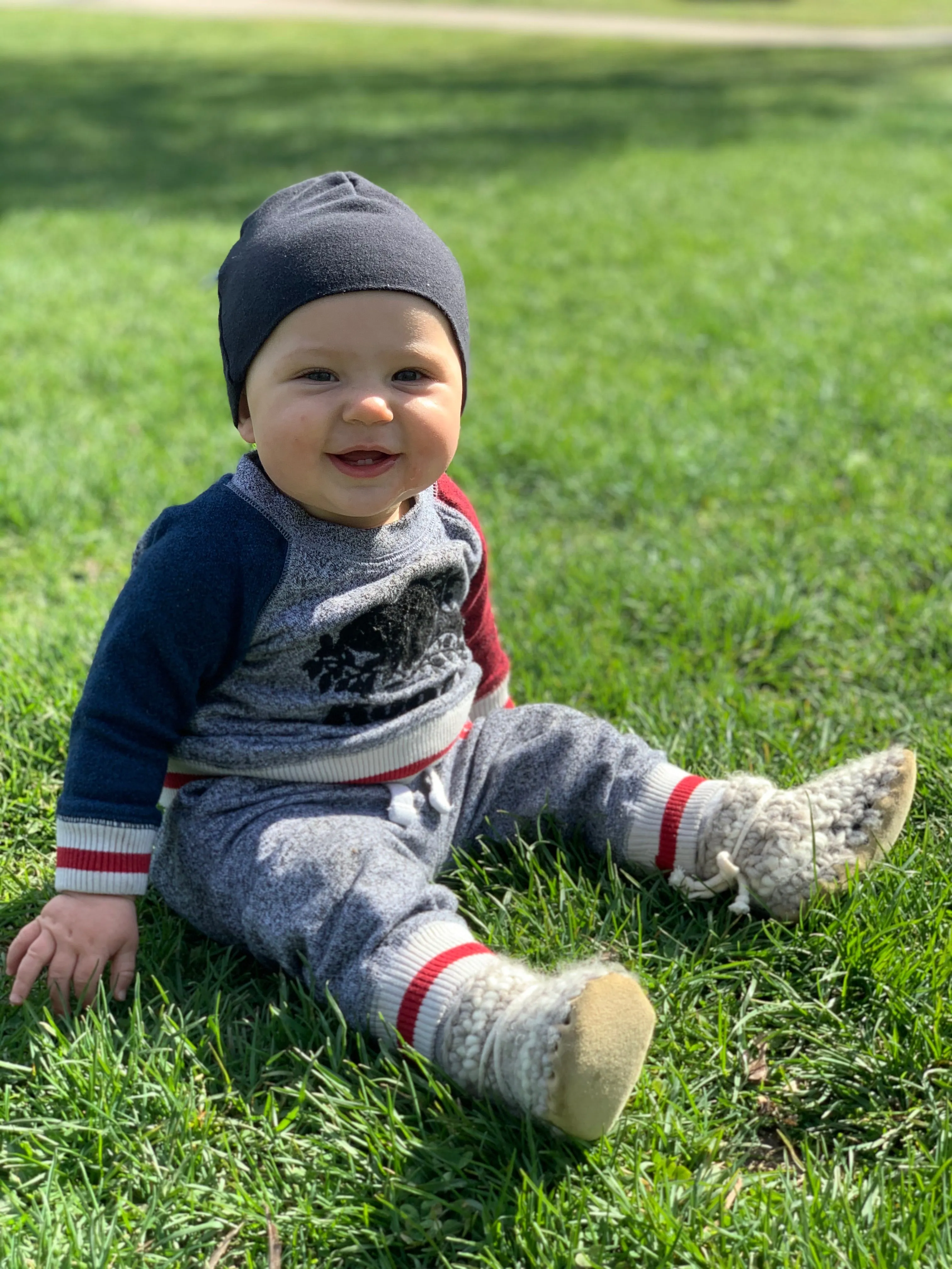 Puffin Gear Organic Cotton Beanie Gray
