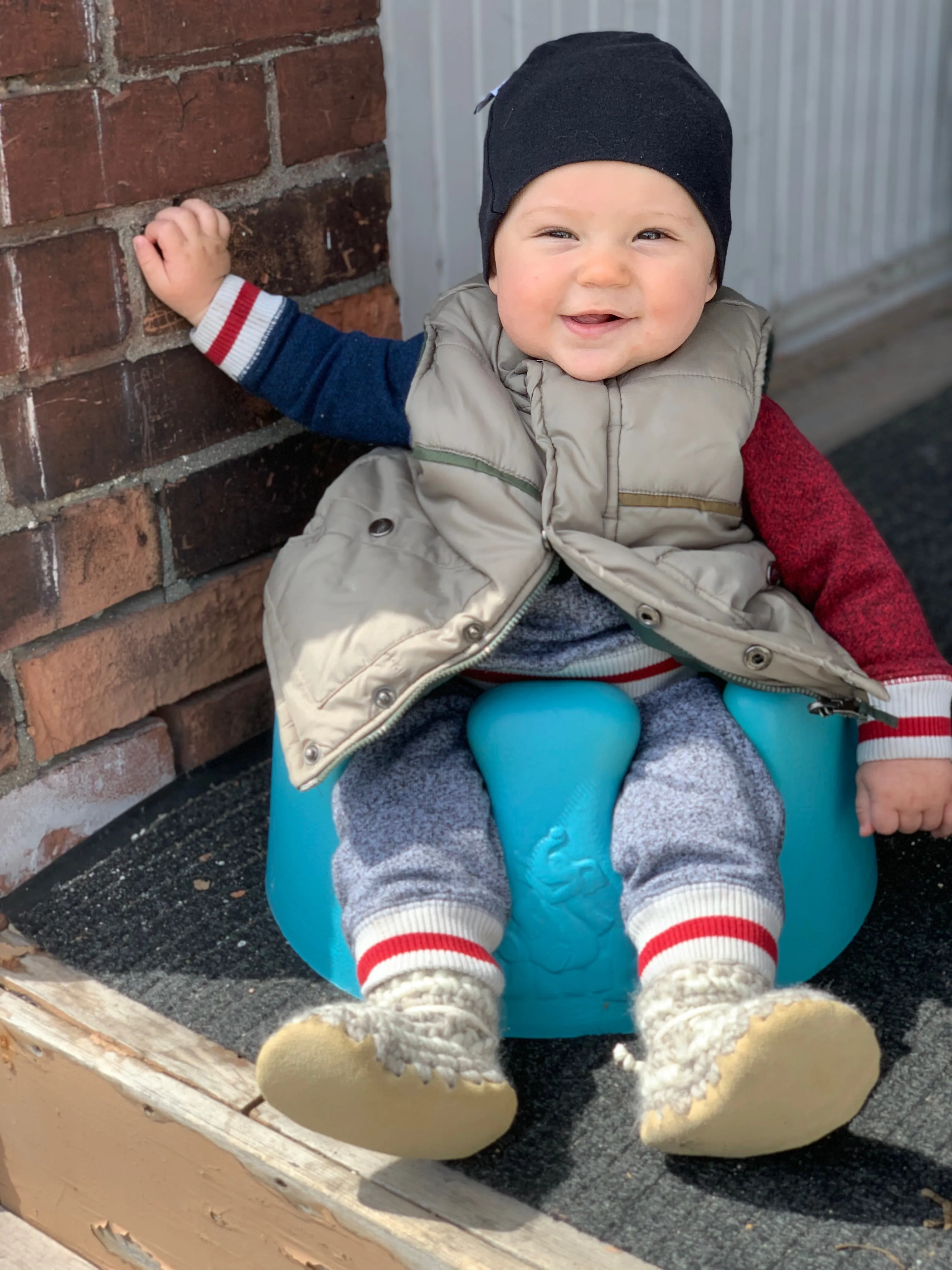 Puffin Gear Organic Cotton Beanie Gray