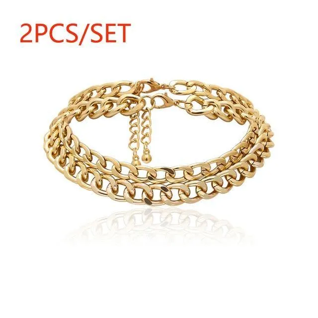 Punk Miami Cuban Choker Collar Necklace