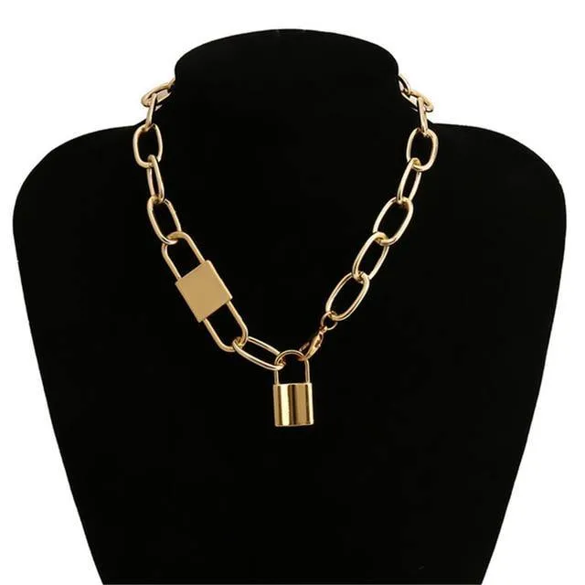 Punk Miami Cuban Choker Collar Necklace