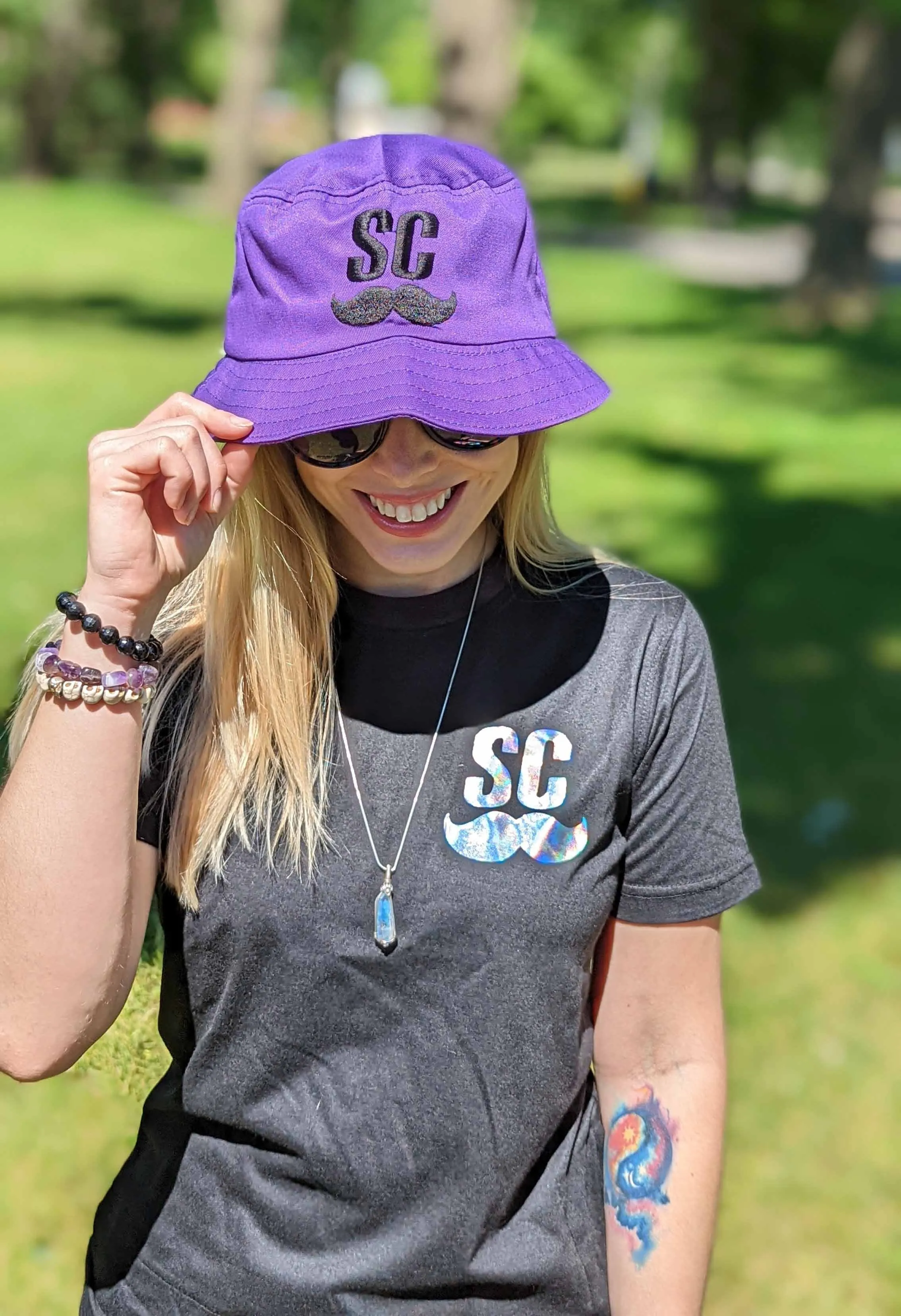 Purple SC bucket hat