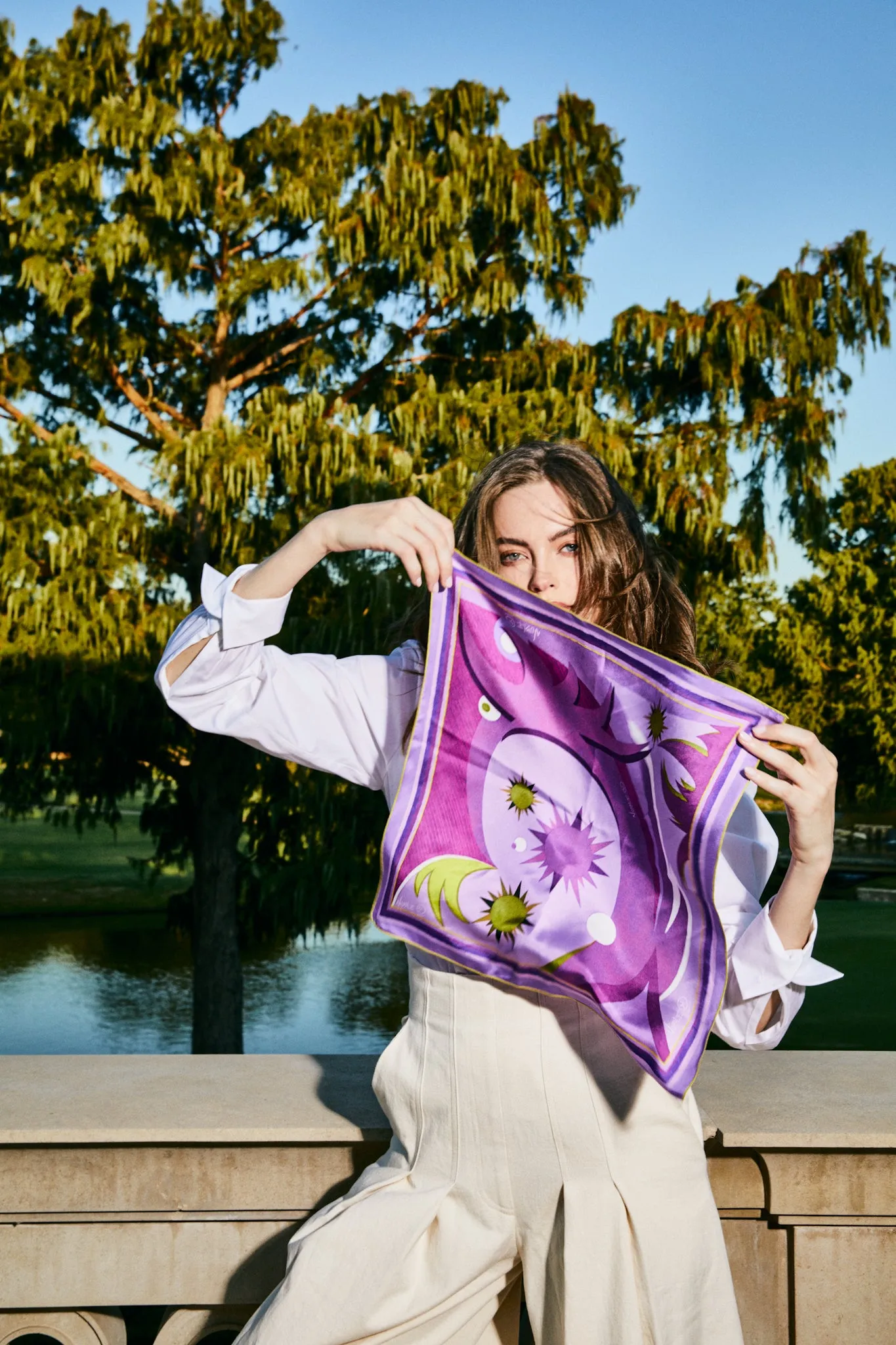 Purple Scarf