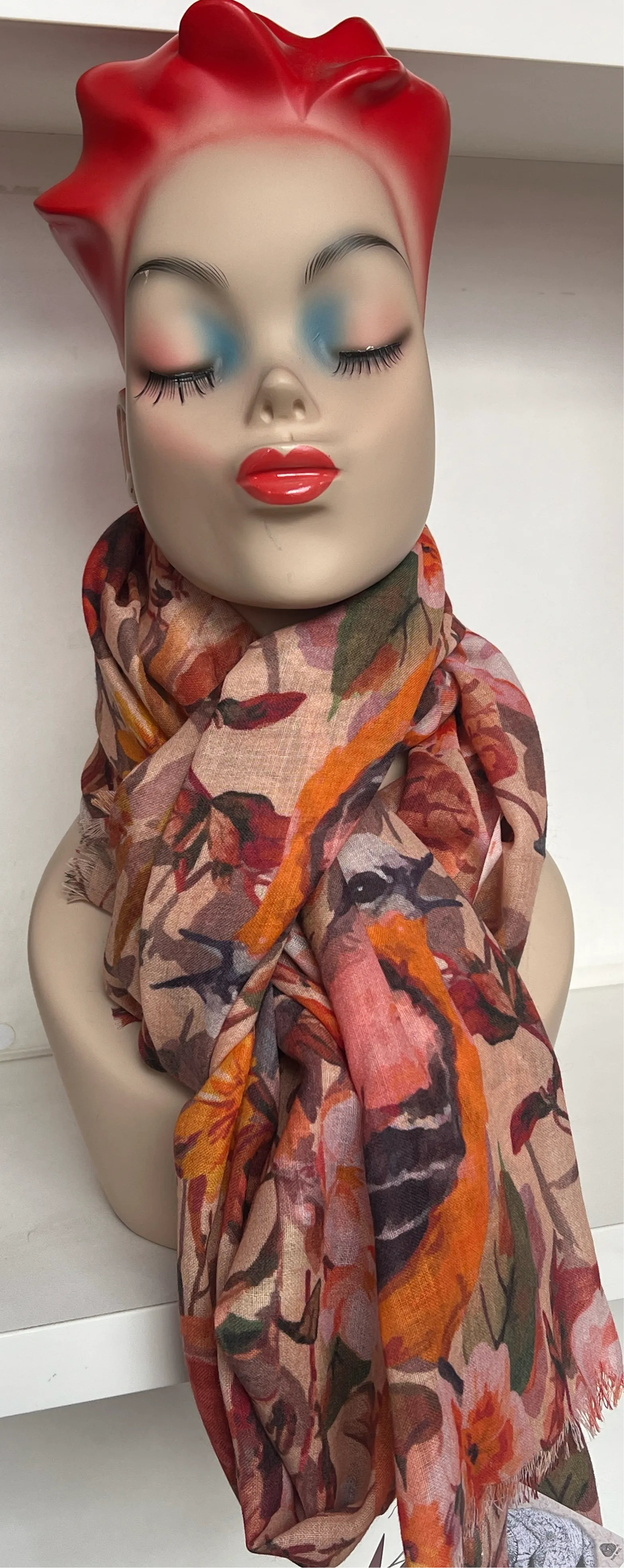 Raffal Australia Merino Wool - Birds In Blooms