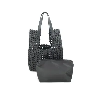 Rattan Woven Shoulder Bag