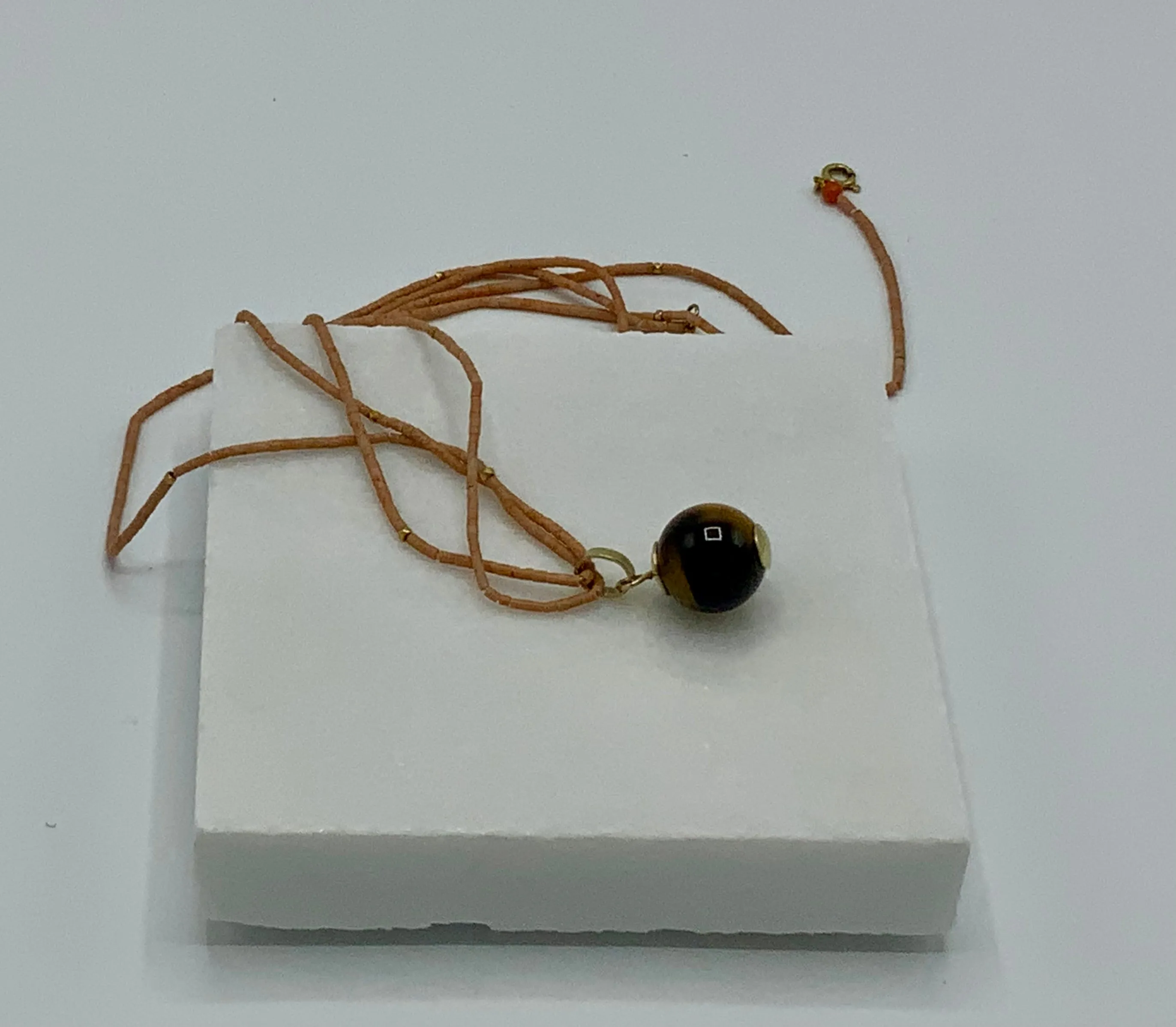 Rebecca Brenner Jewelry ~ Tiger’s Eye Bauble