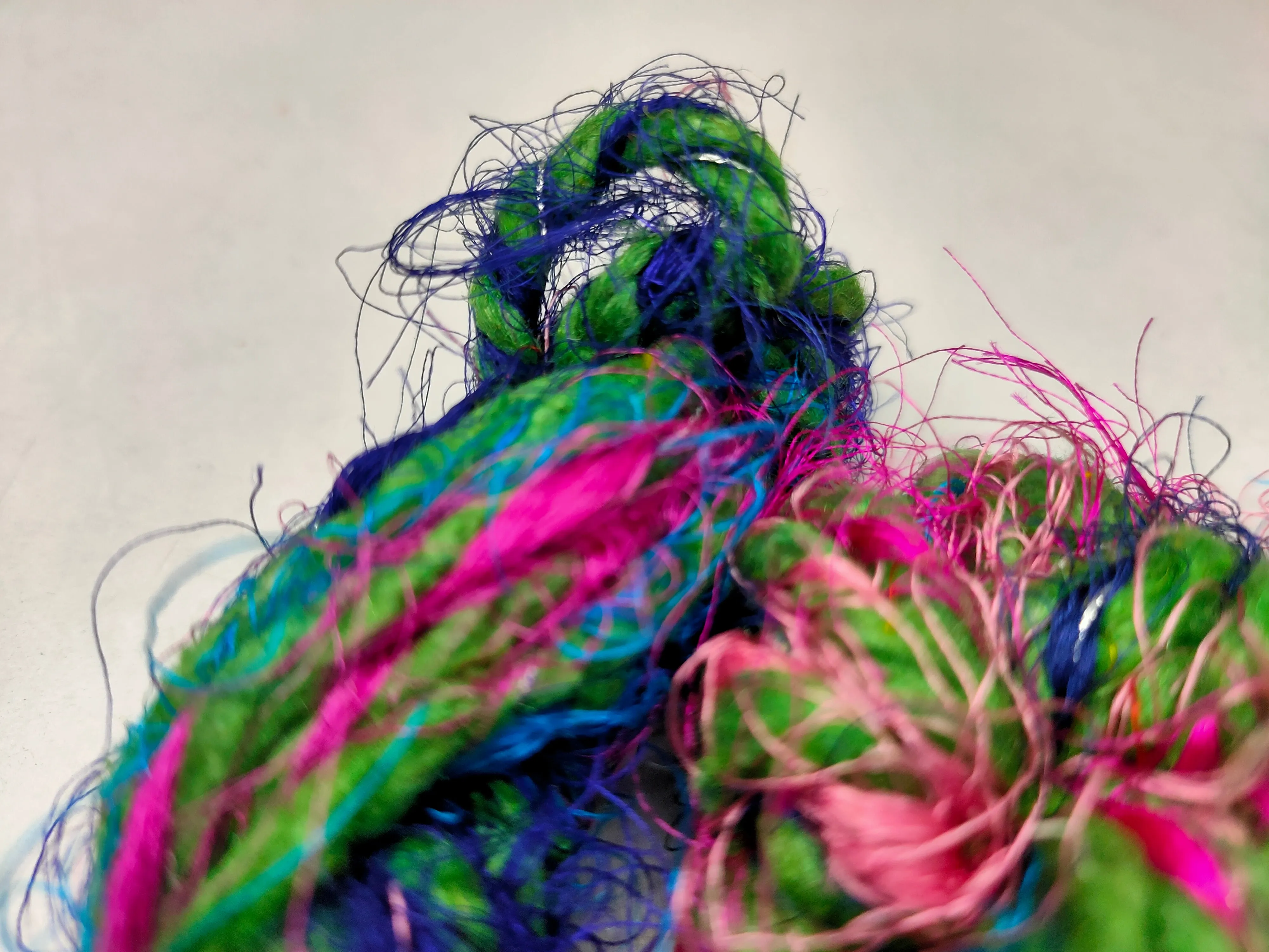 Recycled Handspun Yarn - Big Candy - Forest