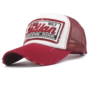 Red Light Bird Stylish Baseball Hats for Men - Adjustable Relaxed Fit Cool Strapback Caps