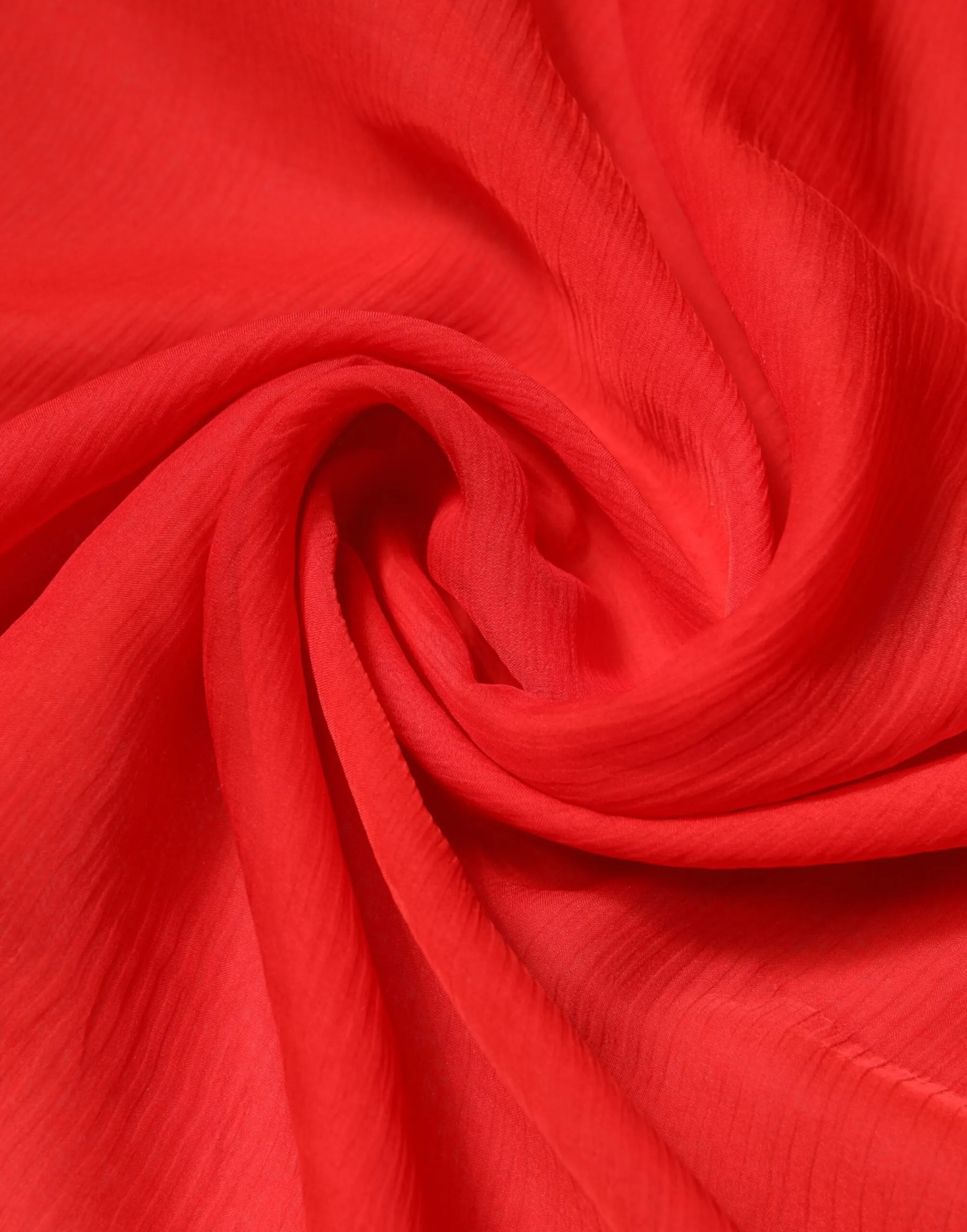 Red Silk Rectangle Women Wrap Shawl Scarf