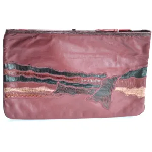 Reptile Patchwork Clutch Purse By Vasilis