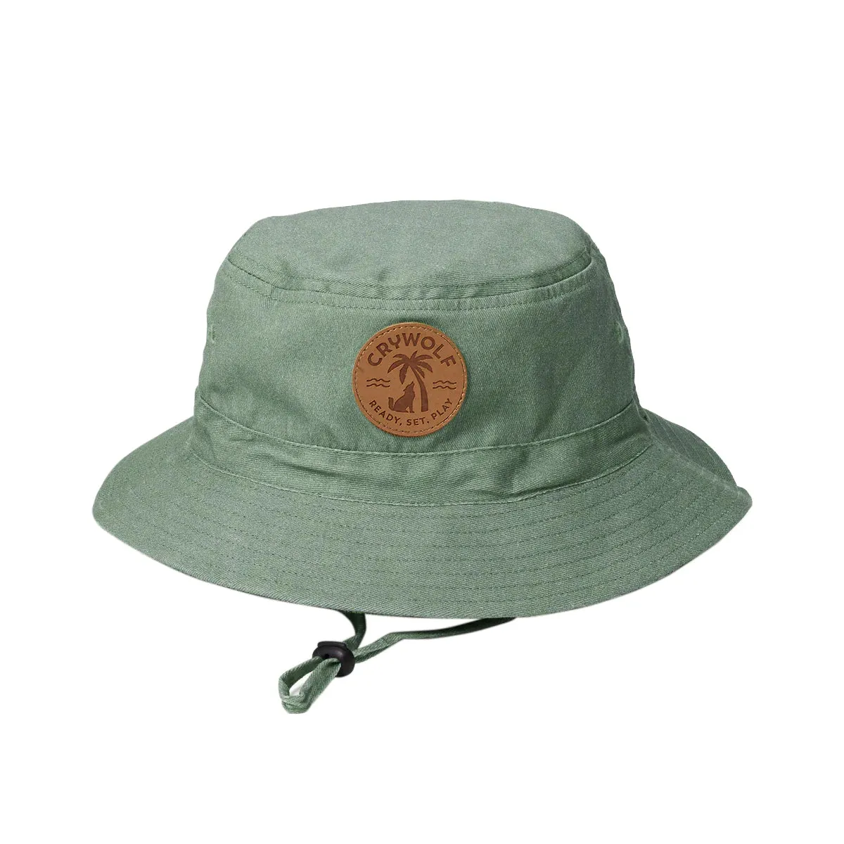 Reversible Bucket Hat- Jade Monstera