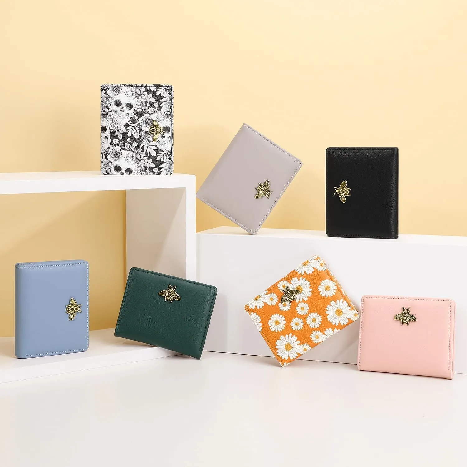 RFID Blocking Bifold Pocket Wallet Slim Compact Ladies Purse