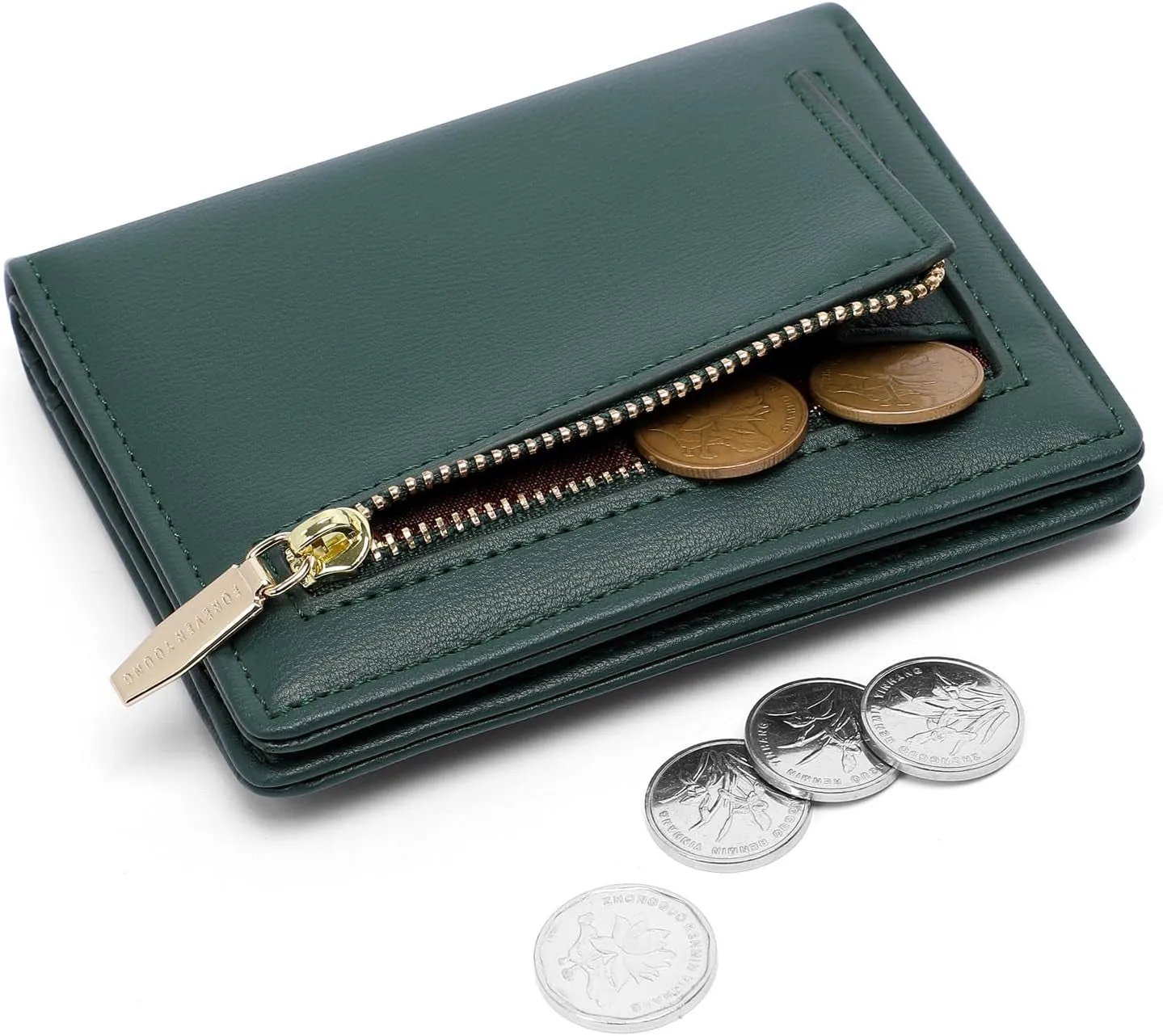 RFID Blocking Bifold Pocket Wallet Slim Compact Ladies Purse