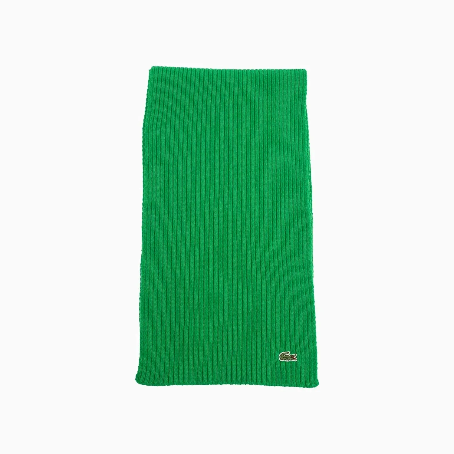 Ribbed Crocodile Wool Scarf