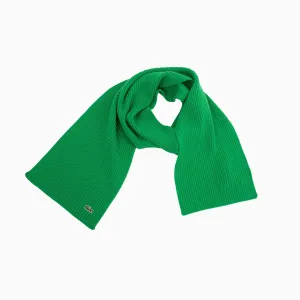 Ribbed Crocodile Wool Scarf