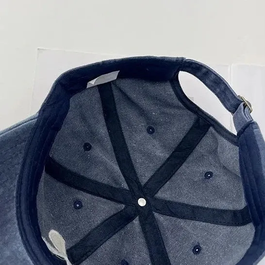 Ribbon Bow Embroidered Baseball Caps