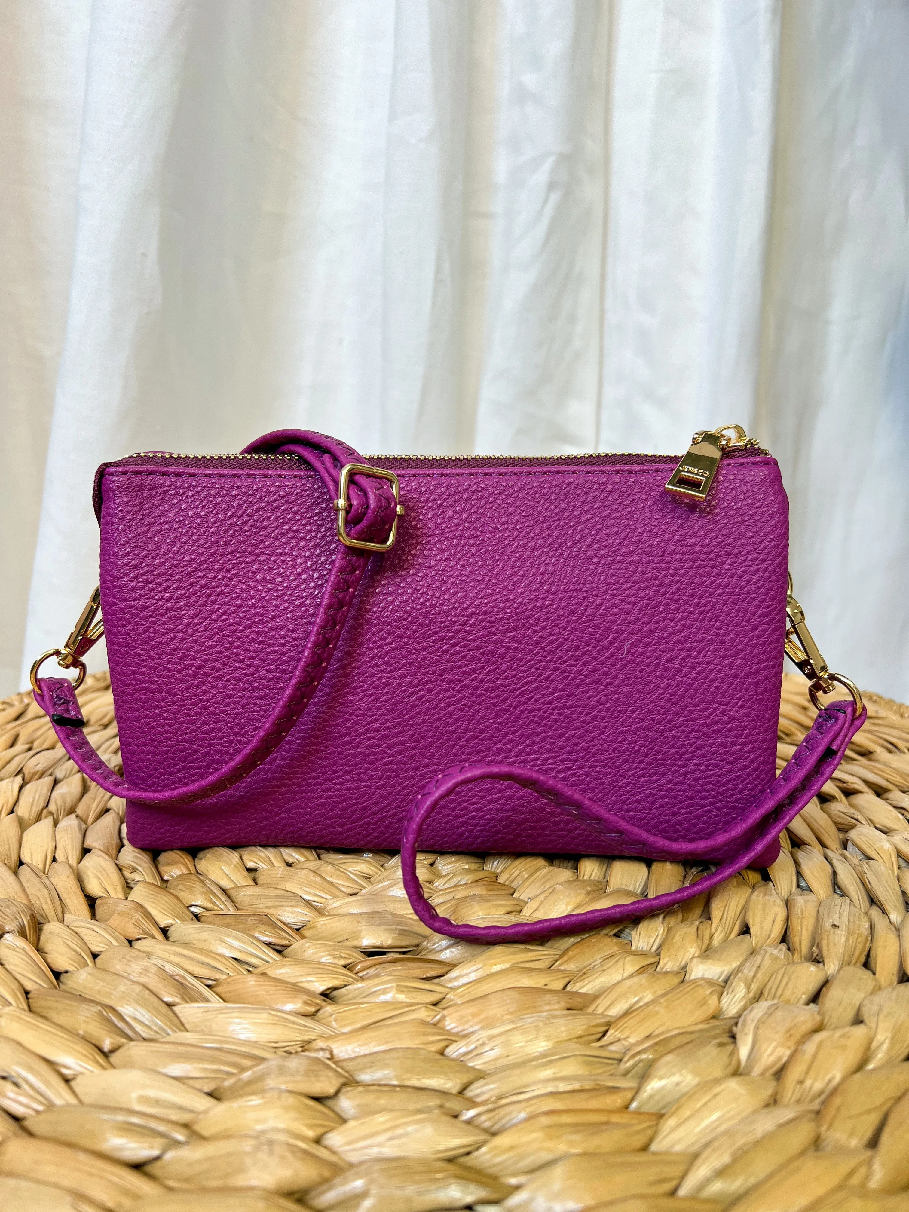 Riley 3 Compartment Crossbody/Wristlet