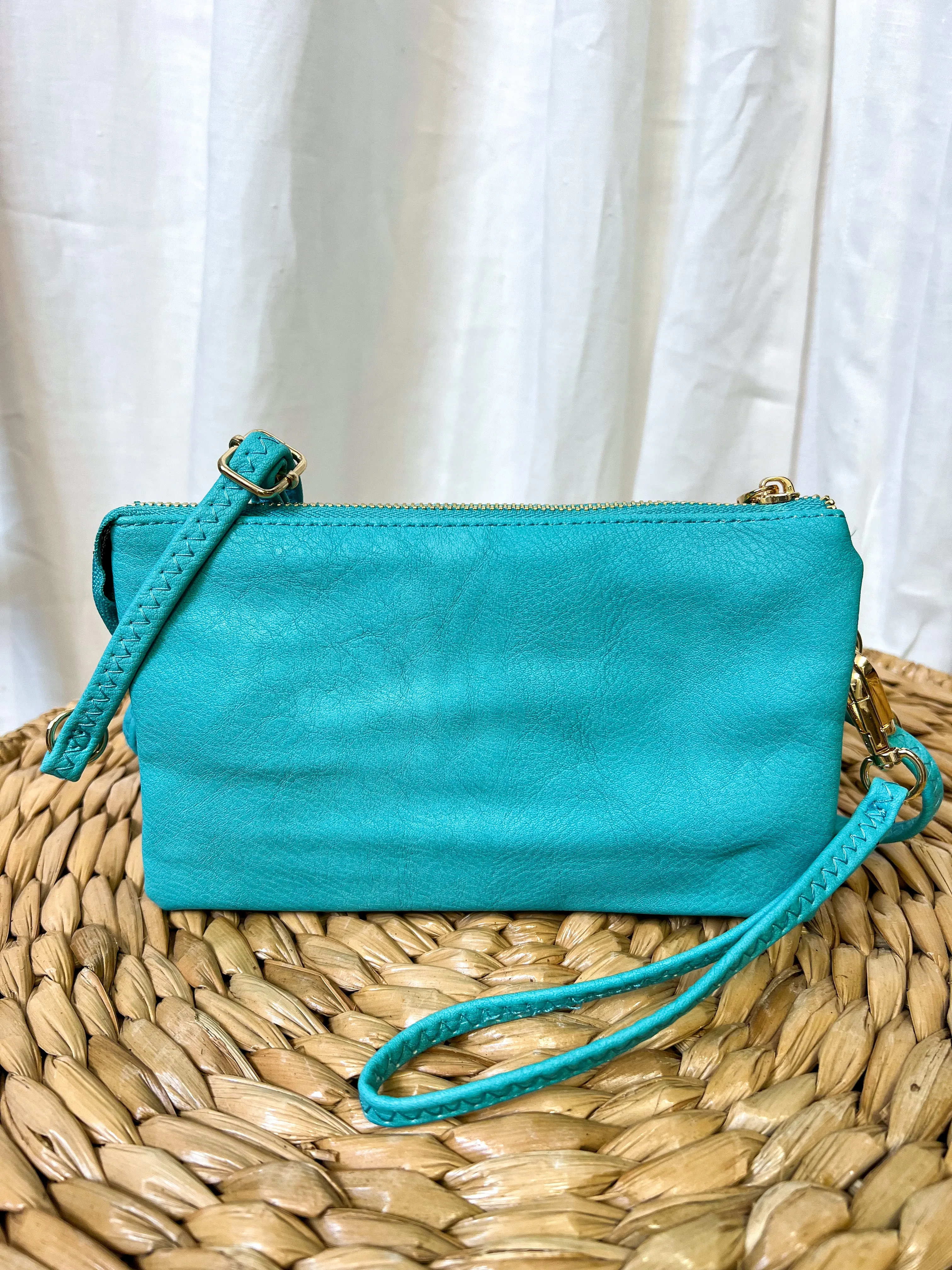 Riley 3 Compartment Crossbody/Wristlet