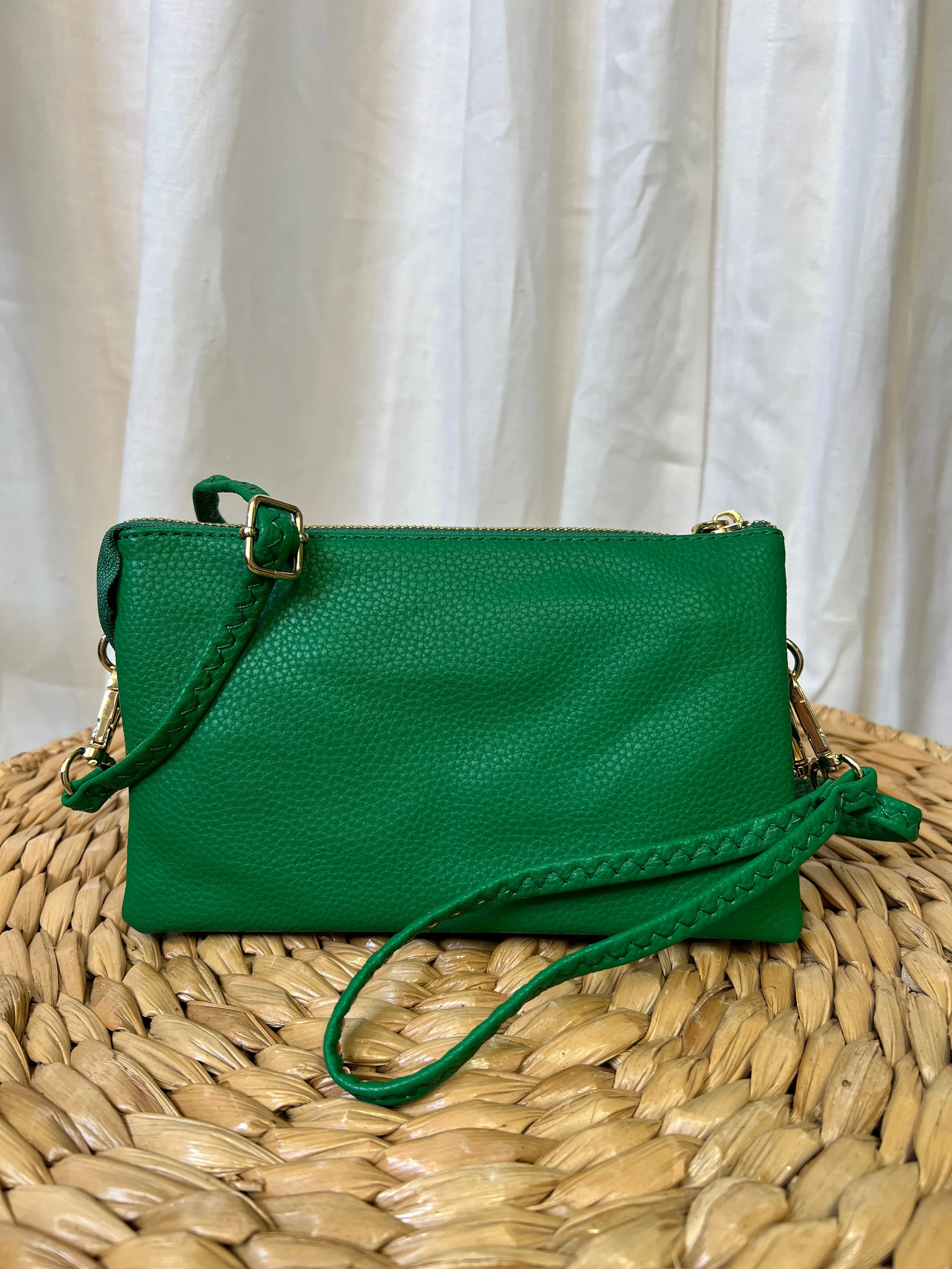 Riley 3 Compartment Crossbody/Wristlet