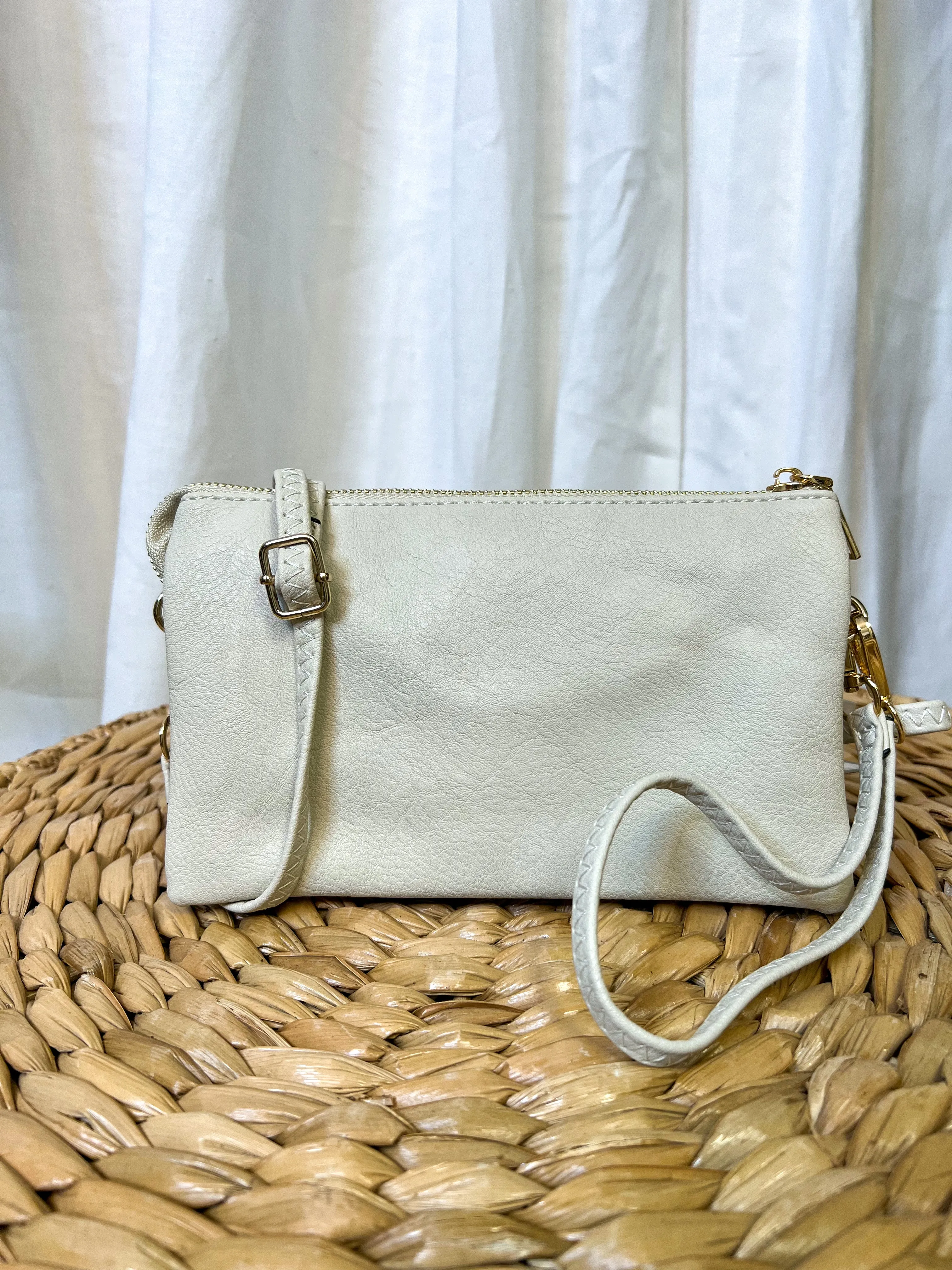 Riley 3 Compartment Crossbody/Wristlet