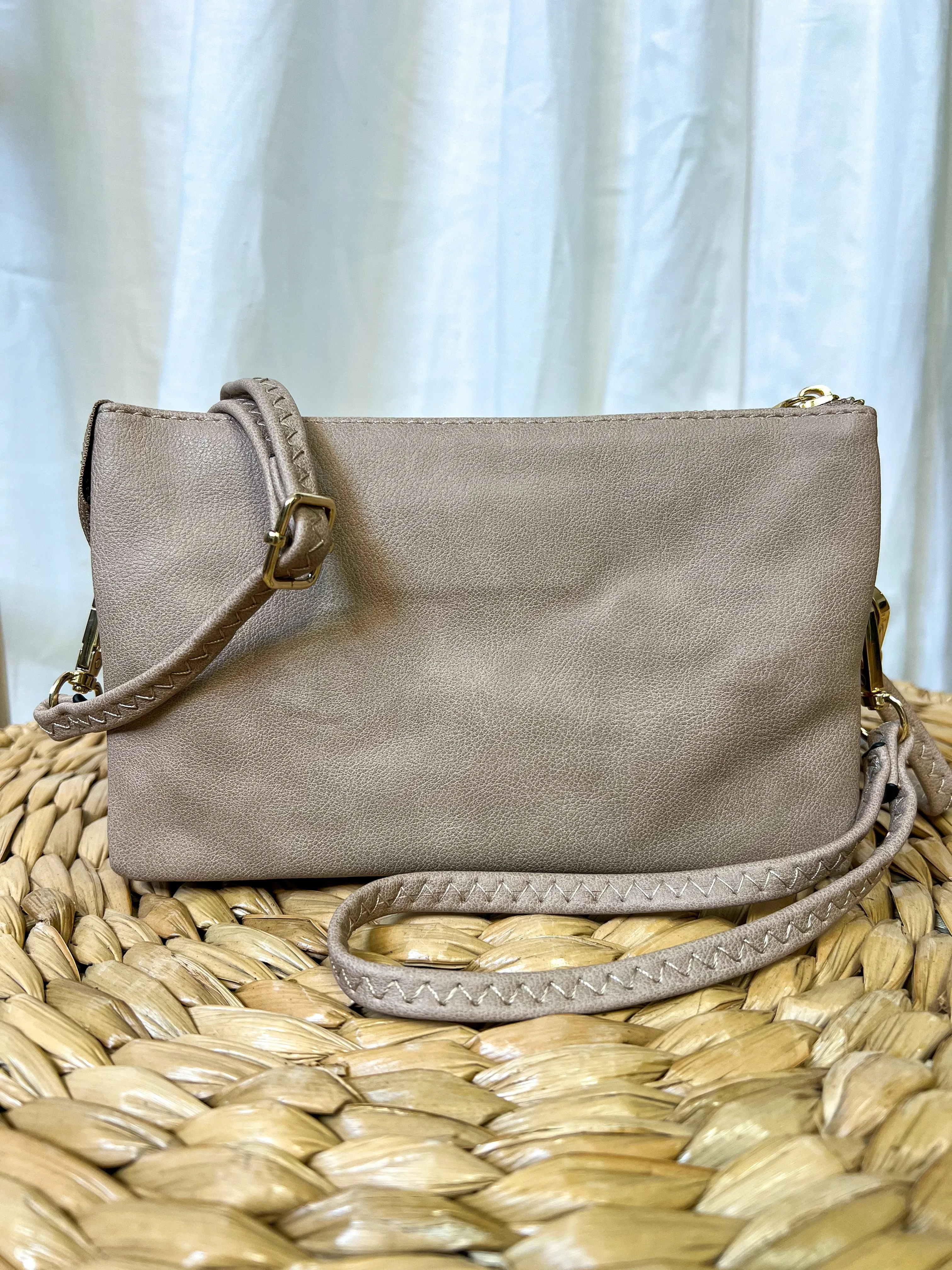 Riley 3 Compartment Crossbody/Wristlet