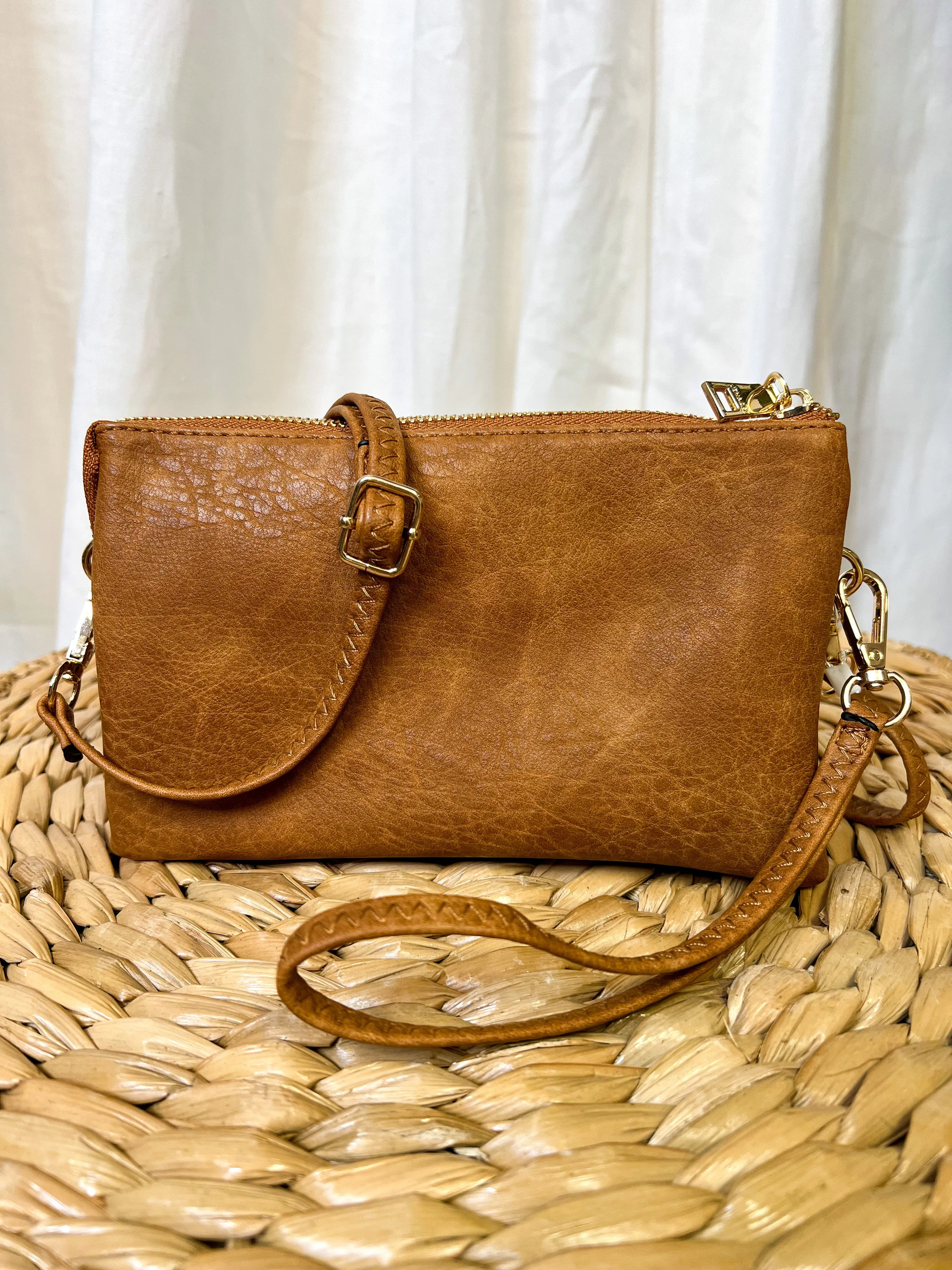 Riley 3 Compartment Crossbody/Wristlet