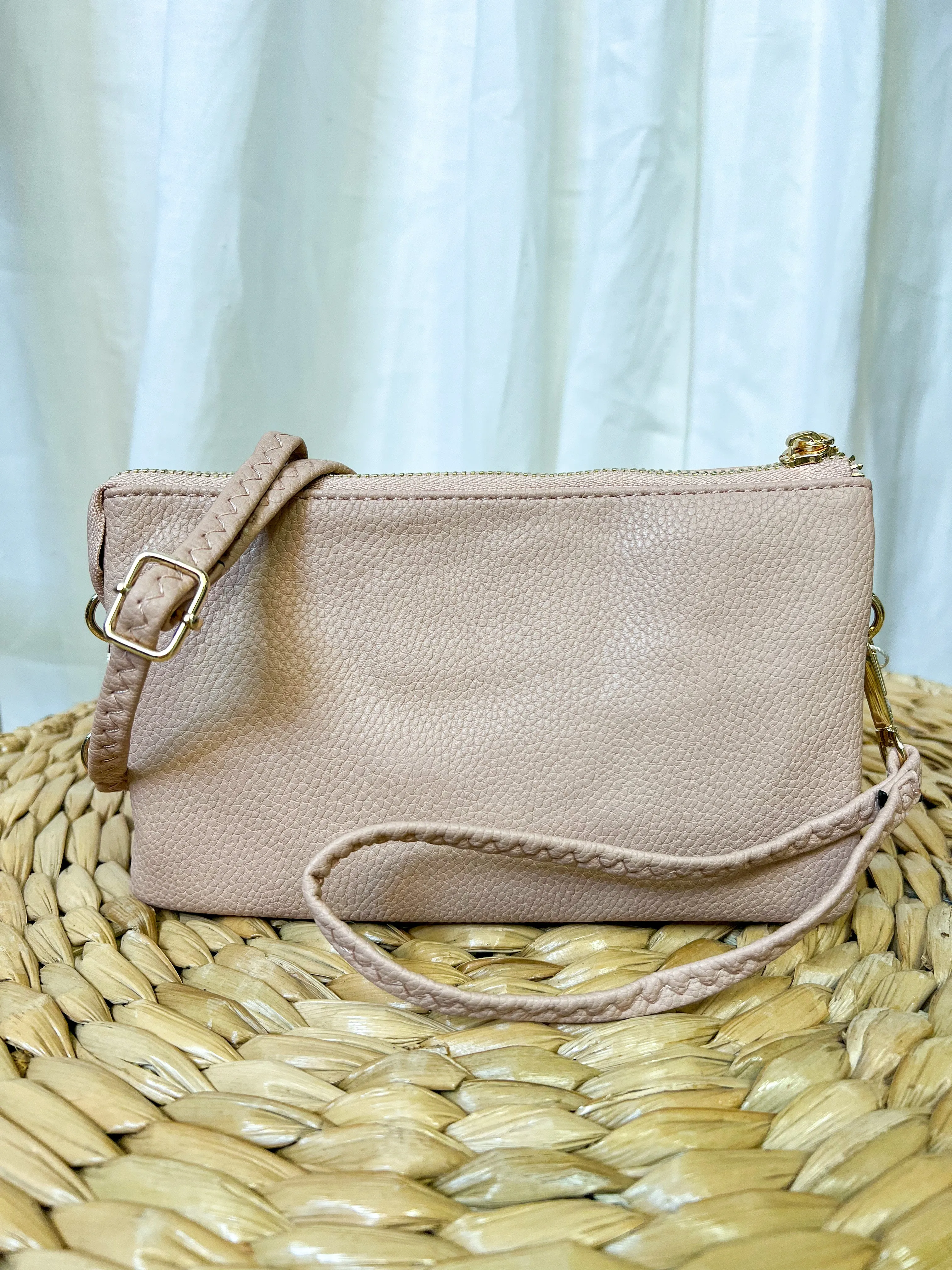 Riley 3 Compartment Crossbody/Wristlet
