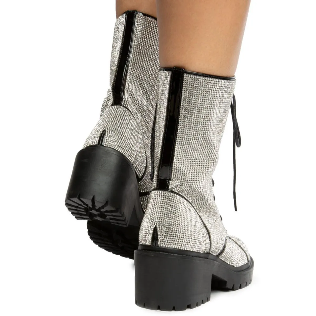 Rosalba-1 Rhinestone Booties