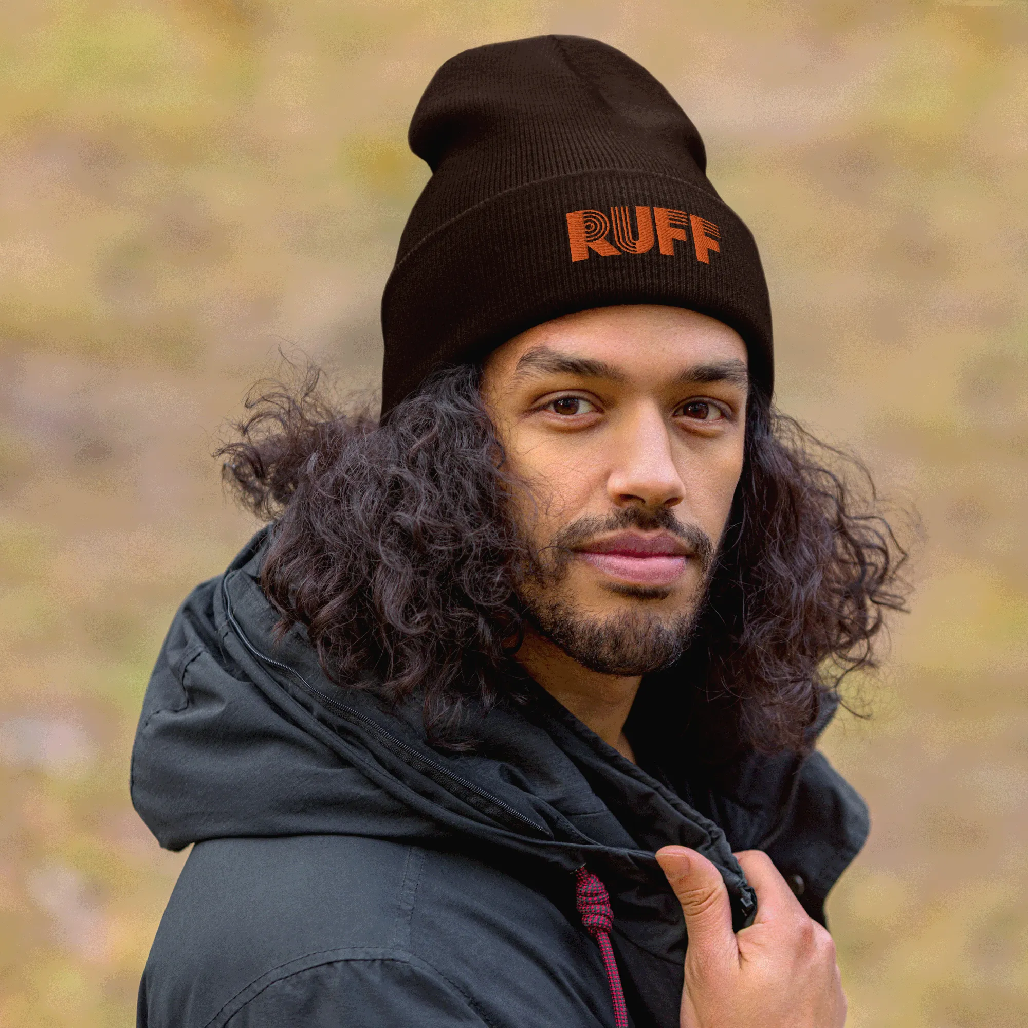 RUFF Lines Cuffed Beanie