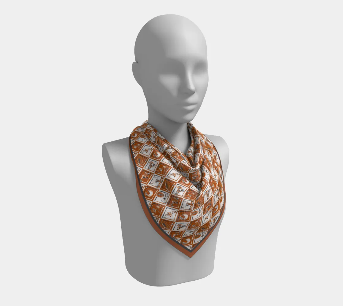 Rust   Grey Checkerboard Gameday 24 - Wholesale
