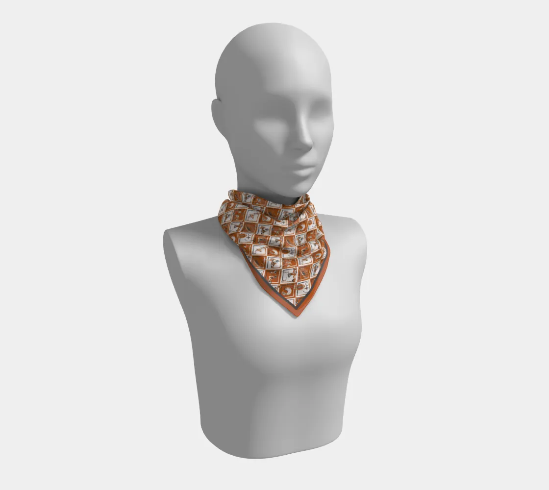 Rust   Grey Checkerboard Gameday 24 - Wholesale
