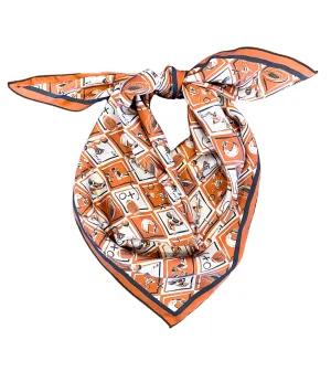 Rust   Grey Checkerboard Gameday 24 - Wholesale