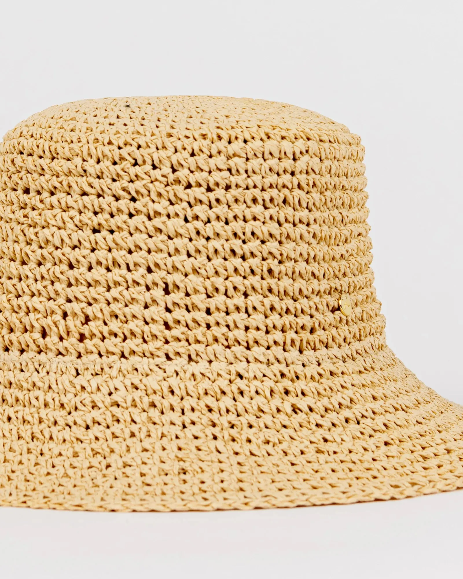 Rusty Natural Ariel Straw Bucket Hat HHL0573