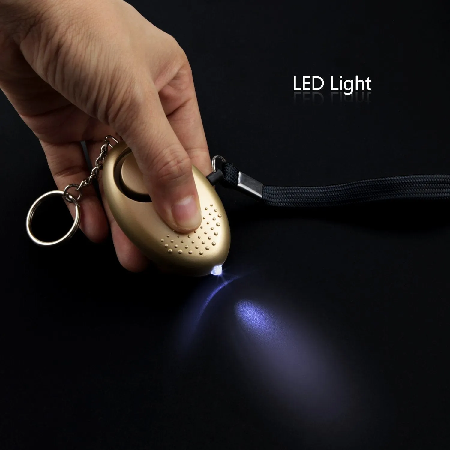 Safe Sound Personal Alarm, KOSIN 3 Pack 145DB Personal Security Alarm Keychain with LED Lights, Emergency Safety Alarm for Women, Men, Children, Elderly