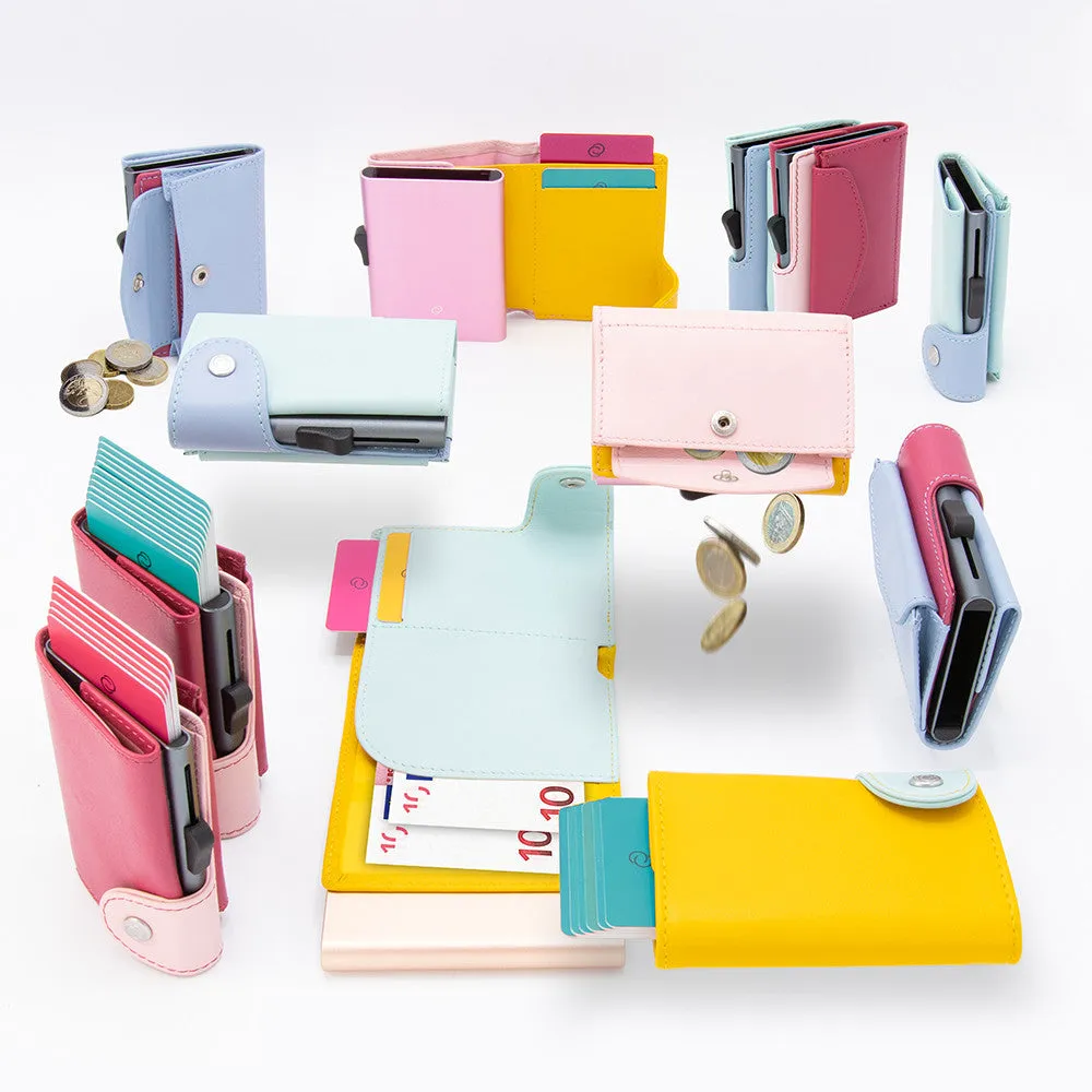 Saffron Aqua XL Coin and Cardholder