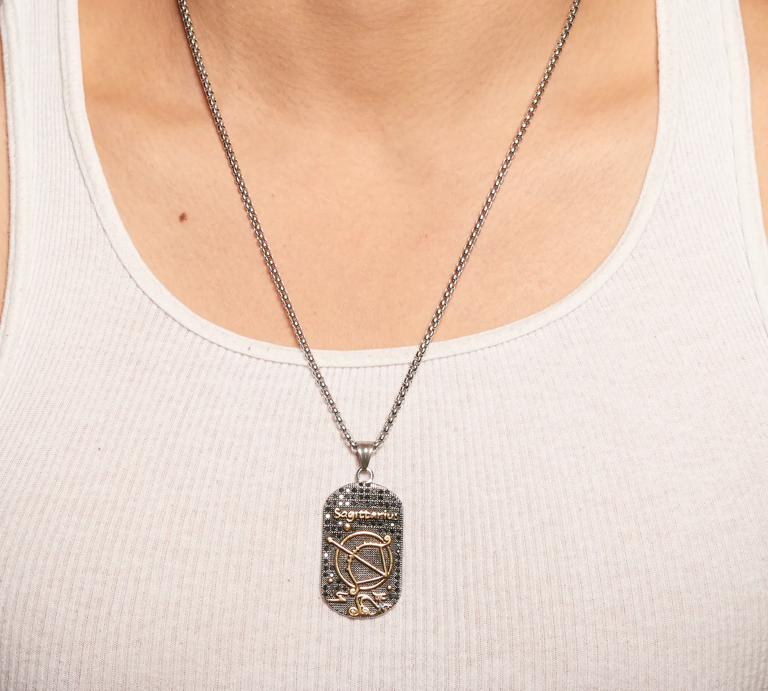Sagittarius 3D Dog Tag necklaces