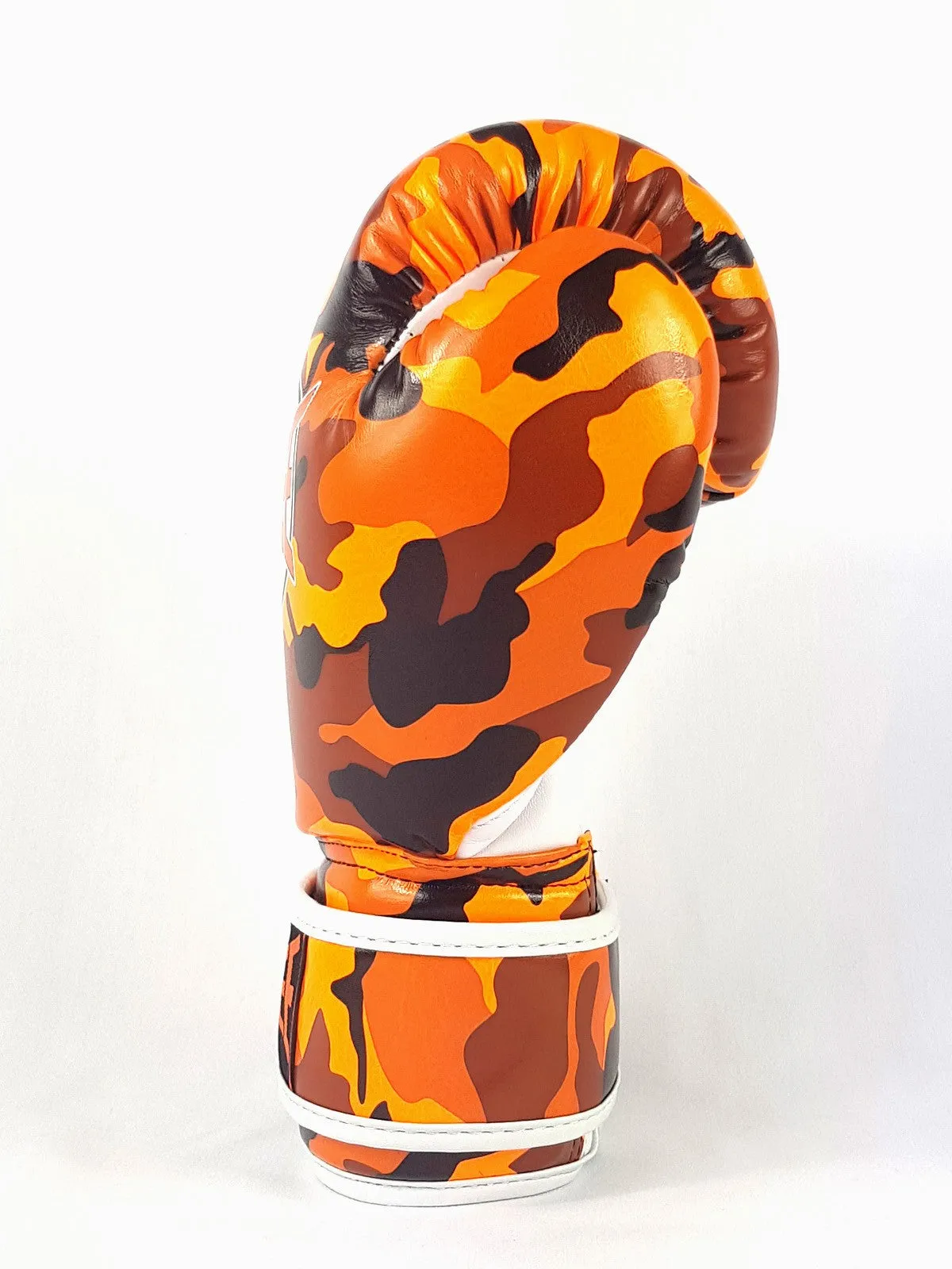 SANDEE AUTHENTIC SYNTHETIC LEATHER-CAMO ORANGE