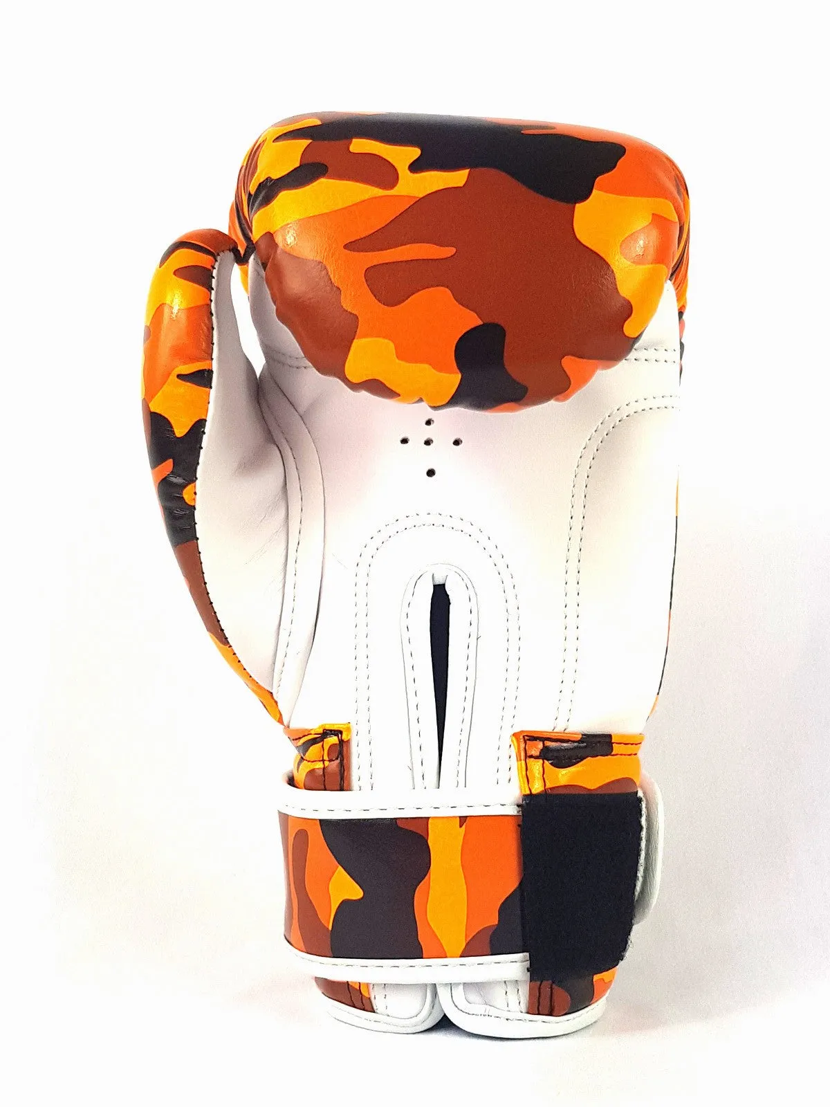 SANDEE AUTHENTIC SYNTHETIC LEATHER-CAMO ORANGE