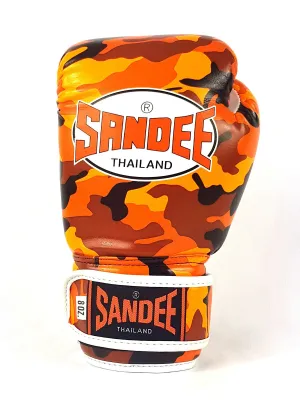 SANDEE AUTHENTIC SYNTHETIC LEATHER-CAMO ORANGE
