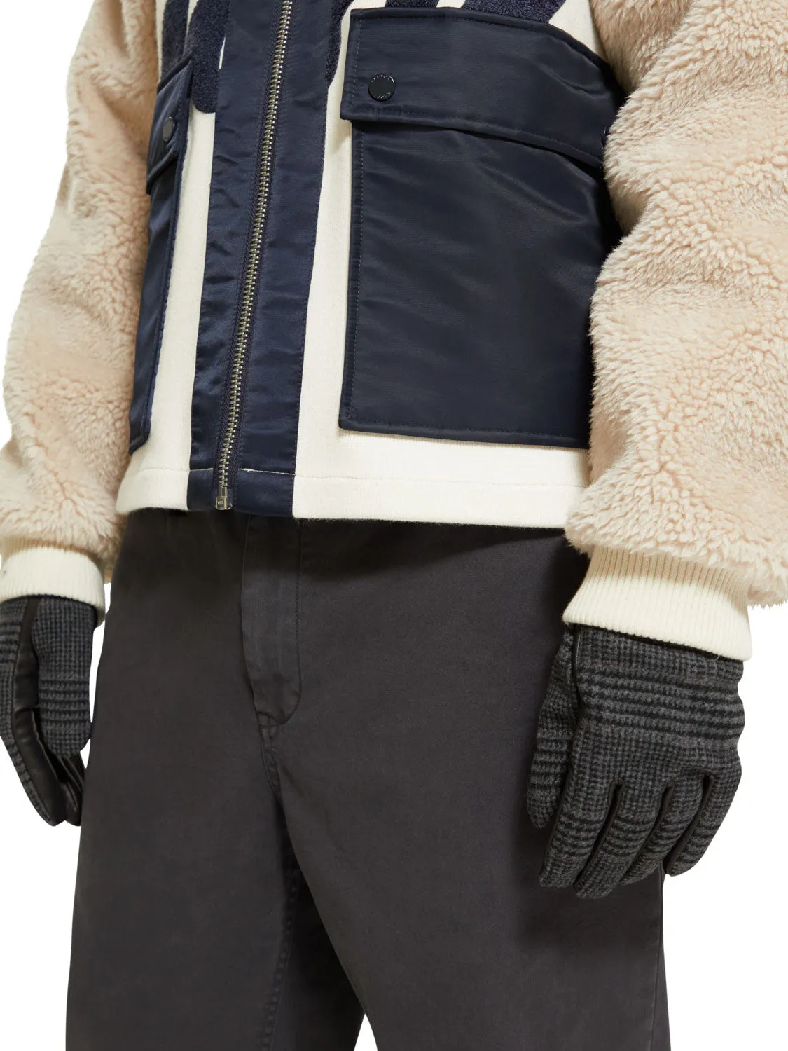 SCOTCH & SODA LEATHER AND WOOL GLOVES 174643