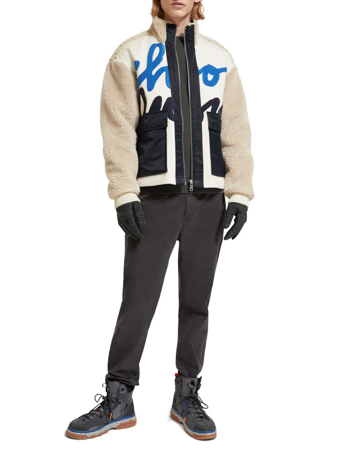 SCOTCH & SODA LEATHER AND WOOL GLOVES 174643