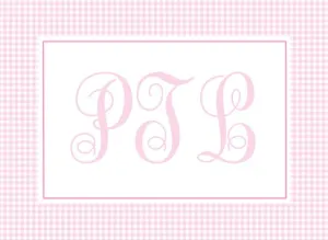 Script Monogram Luggage Tag