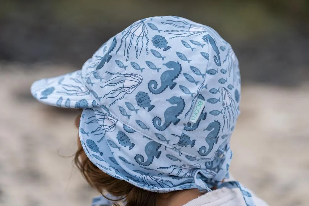 Sea Creatures Swim Flap Cap