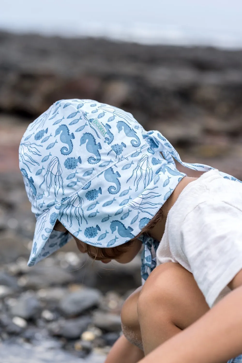 Sea Creatures Swim Flap Cap
